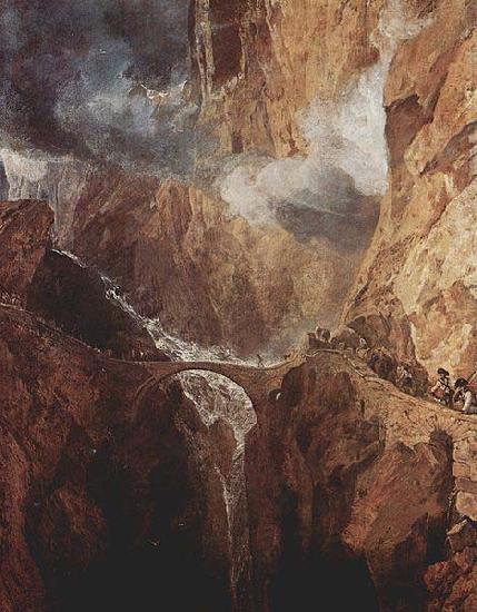 Joseph Mallord William Turner Die Teufelsbrocke St. Gotthard